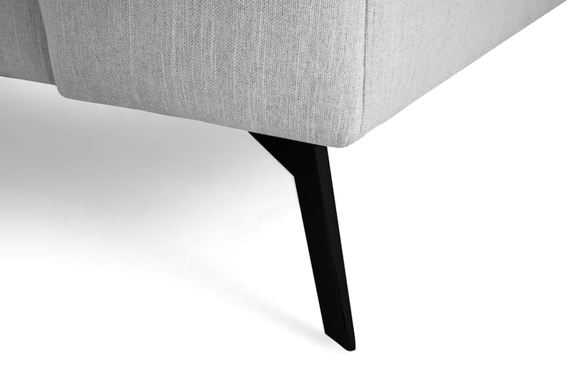 Ocean Lyx 4-sits Vänstervänd L-formad Schäslongsoffa i Tyg - Grå - Products - Möbler - Soffa - Divansoffa & schäslongsoffa - 4 sits soffa med divan