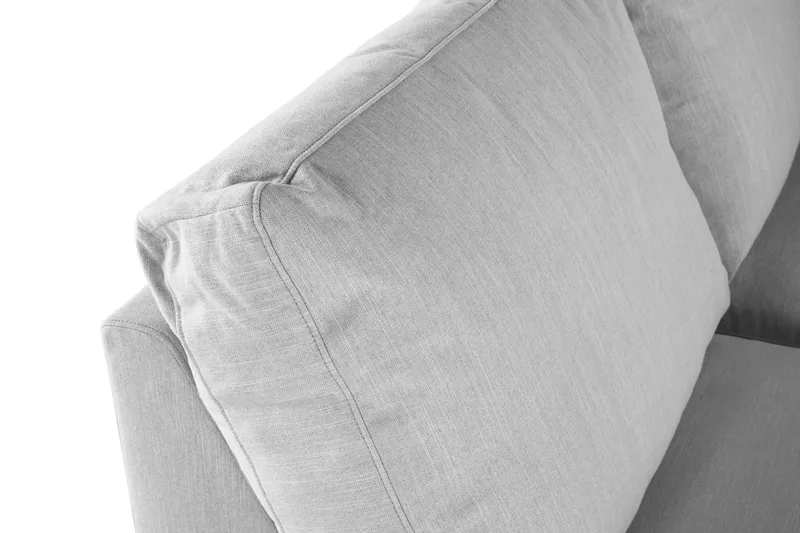 Ocean Lyx 4-sits Vänstervänd L-formad Schäslongsoffa i Tyg - Grå - Products - Möbler - Soffa - Divansoffa & schäslongsoffa - 4 sits soffa med divan