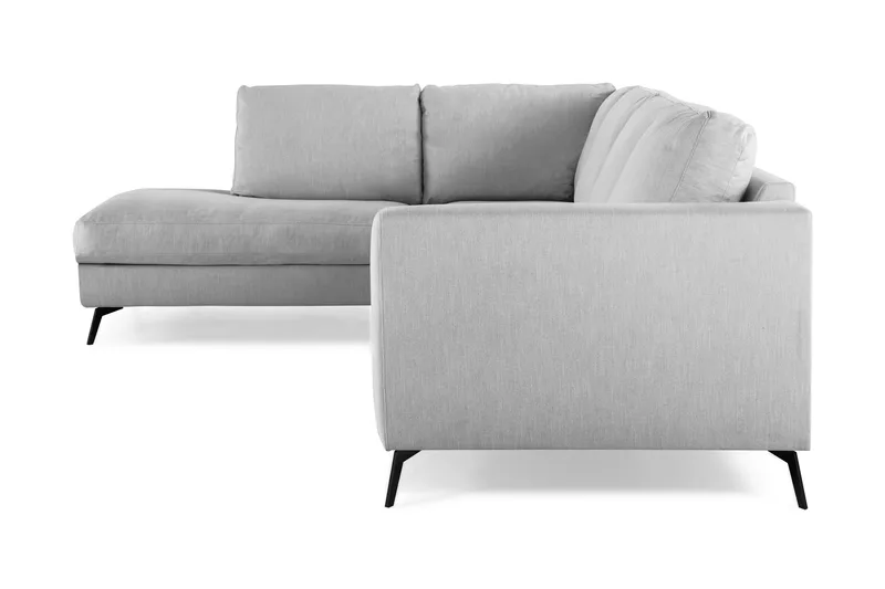Ocean Lyx 4-sits Vänstervänd L-formad Schäslongsoffa i Tyg - Grå - Products - Möbler - Soffa - Divansoffa & schäslongsoffa - 4 sits soffa med divan