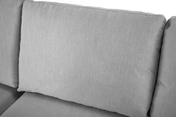 Ocean Lyx 4-sits Vänstervänd L-formad Schäslongsoffa i Tyg - Grå - Products - Möbler - Soffa - Divansoffa & schäslongsoffa - 4 sits soffa med divan