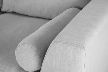 Ocean Lyx 4-sits Vänstervänd L-formad Schäslongsoffa i Tyg - Grå - Products - Möbler - Soffa - Divansoffa & schäslongsoffa - 4 sits soffa med divan