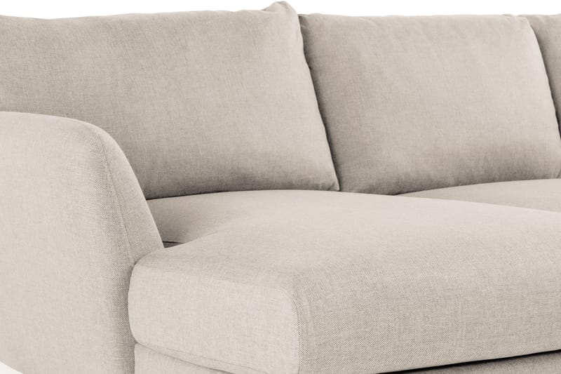 Trend 4-sits Högervänd U-formad Soffa med Divan och Schäslong i Tyg - Beige - Products - Möbler - Soffa - Divansoffa & schäslongsoffa - 4 sits soffa med divan