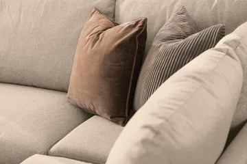 Trend 4-sits Högervänd U-formad Soffa med Divan och Schäslong i Tyg - Beige - Products - Möbler - Soffa - Divansoffa & schäslongsoffa - 4 sits soffa med divan