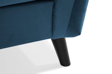 Trend 4-sits V änstervänd L-formad Schäslongsoffa i Sammet - Blå - Products - Möbler - Soffa - Divansoffa & schäslongsoffa - 4 sits soffa med divan