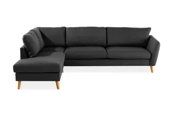 Trend 4-sits Vänstervänd L-formad Schäslongsoffa i Tyg