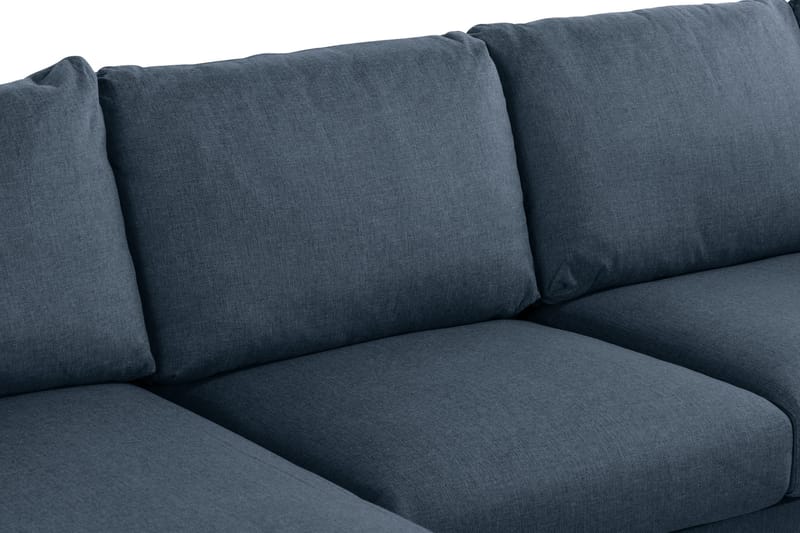 Trend 4-sits Vänstervänd U-formad Soffa med Divan och Schäslong i Tyg - Blå - Products - Möbler - Soffa - Divansoffa & schäslongsoffa - 4 sits soffa med divan