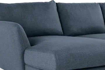 Trend 4-sits Vänstervänd U-formad Soffa med Divan och Schäslong i Tyg - Blå - Products - Möbler - Soffa - Divansoffa & schäslongsoffa - 4 sits soffa med divan