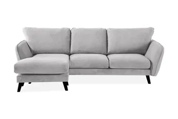 Trend Lyx 3-sits Vänstervänd L-formad Divansoffa i Tyg
