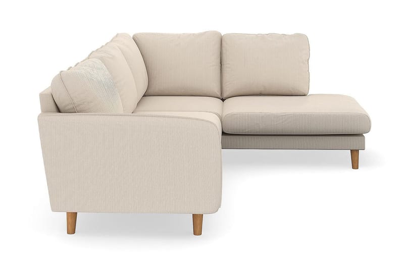 Trend Lyx 4-sits Högervänd L-formad Schäslongsoffa i Manchester - Beige - Products - Möbler - Soffa - Divansoffa & schäslongsoffa - 4 sits soffa med divan