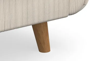 Trend Lyx 4-sits Högervänd L-formad Schäslongsoffa i Manchester - Beige - Products - Möbler - Soffa - Divansoffa & schäslongsoffa - 4 sits soffa med divan