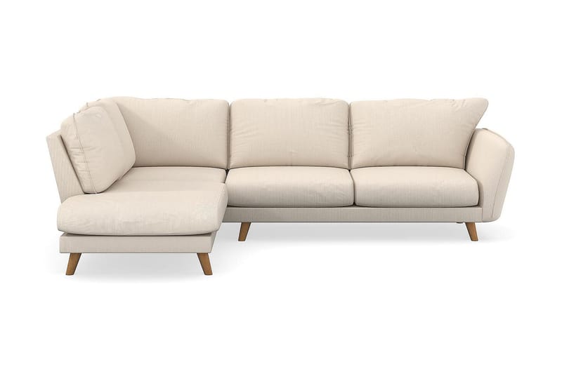 Trend Lyx 4-sits Vänstervänd L-formad Schäslongsoffa i Manchester, Beige