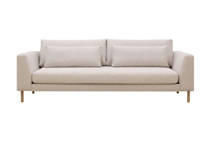 Florenz 3-sits Tygsoffa, Beige