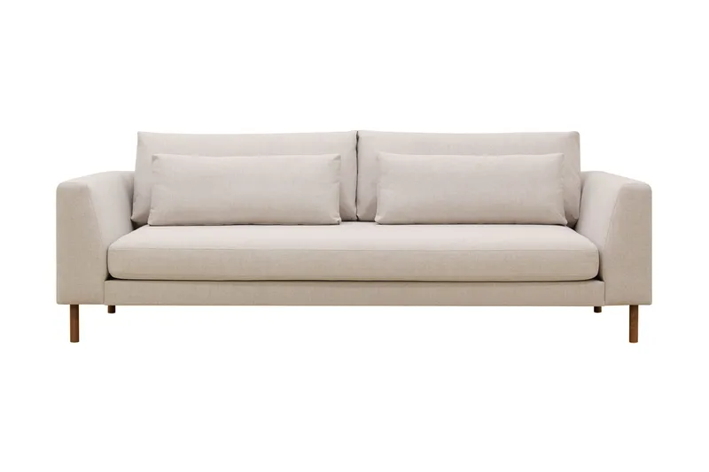 Florenz 3-sits Tygsoffa, Beige