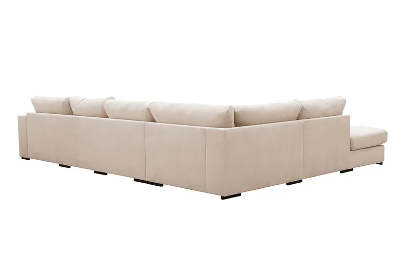 Grande 5-sits Soffa med Schäslong Vänster - Beige Manchester - Products - Möbler - Soffa - Divansoffa & schäslongsoffa