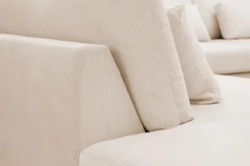 Grande 5-sits U-Soffa med Divan Höger - Beige Manchester - Products - Möbler - Soffa - U-soffa