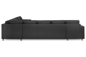 Crazy 7-sits Vändbar U-formad XX-Large Hörnsoffa med divan i Tyg - Mörkgrå / Antracit - Products - Möbler - Soffa - Hörnsoffa - Hörnsoffa med divan