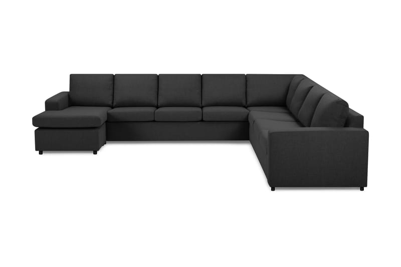 Crazy 7-sits Vändbar U-formad XX-Large Hörnsoffa med divan i Tyg - Mörkgrå / Antracit - Products - Möbler - Soffa - Hörnsoffa