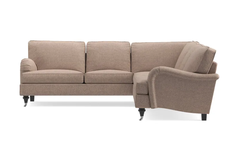 Howard Classic 6-sits L-formad Hörnsoffa i Tyg - Mörkbeige - Products - Möbler - Soffa - Hörnsoffa