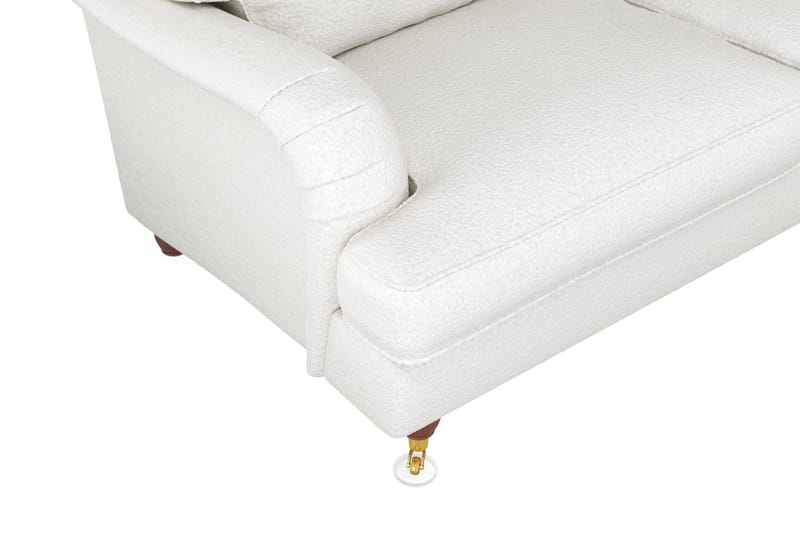 Howard Lyx 6-sits Högervänd L-formad Hörnsoffa i Bouclé - Vit - Products - Möbler - Soffa - Hörnsoffa