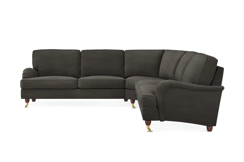 Howard Lyx 6-sits Högervänd L-formad Hörnsoffa i Manchester - Mörkgrå - Products - Möbler - Soffa - Hörnsoffa