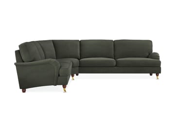 Howard Lyx 6-sits Högervänd L-formad Hörnsoffa i Manchester - Mörkgrön - Products - Möbler - Soffa - Hörnsoffa