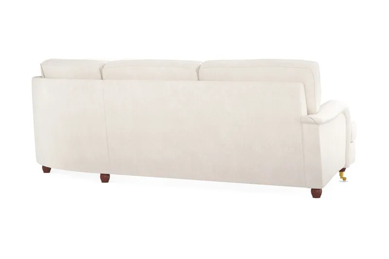 Howard Lyx 6-sits Högervänd L-formad Hörnsoffa i Sammet - Krämvit - Products - Möbler - Soffa - Hörnsoffa