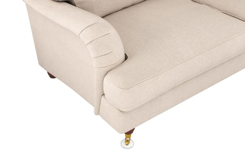 Howard Lyx 6-sits Högervänd L-formad Hörnsoffa i Tyg - Beige - Products - Möbler - Soffa - Hörnsoffa