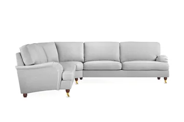 Howard Lyx 6-sits Högervänd L-formad Hörnsoffa i Tyg - Ljusgrå - Products - Möbler - Soffa - Hörnsoffa