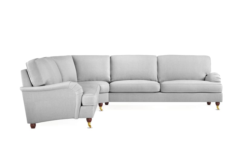 Howard Lyx 6-sits Högervänd L-formad Hörnsoffa i Tyg - Ljusgrå - Products - Möbler - Soffa - Hörnsoffa