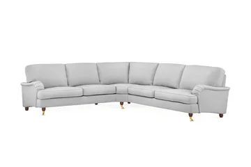 Howard Lyx 6-sits Högervänd L-formad Hörnsoffa i Tyg - Ljusgrå - Products - Möbler - Soffa - Hörnsoffa