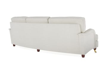 Howard Lyx 4-sits Svängd Soffa i Bouclé - Vit - Products - Möbler - Soffa - Howardsoffa