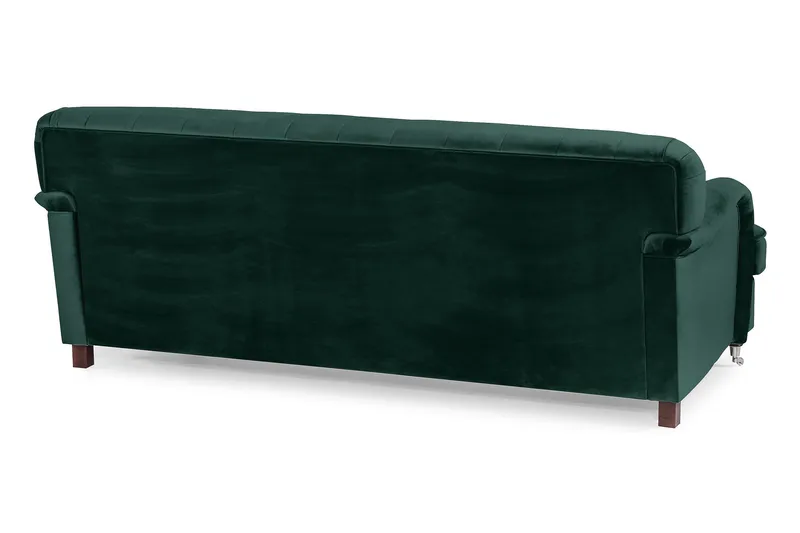 Howard Riviera 3-sits Sammetssoffa - Grön - Products - Möbler - Soffa - 3 sits soffa