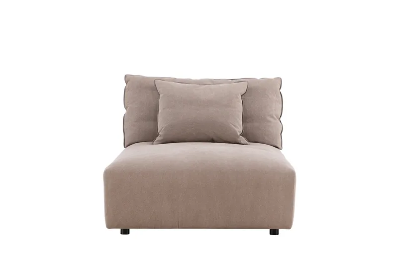 Malö Dagbädd med Ryggstöd 169x100 cm, Brun