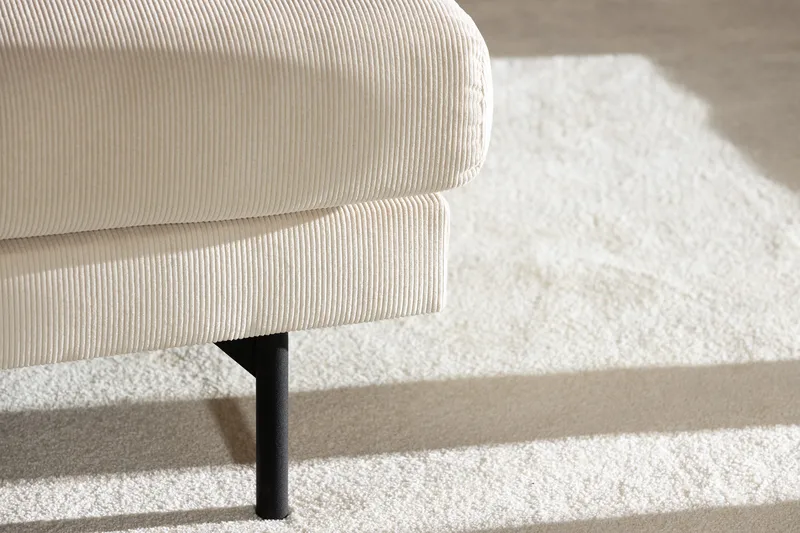Menard 3-sits Djup Manchestersoffa - Beige - Products - Möbler - Soffa - 3 sits soffa