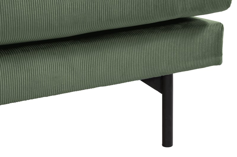 Menard 3-sits Djup Manchestersoffa - Grön - Products - Möbler - Soffa - 3 sits soffa