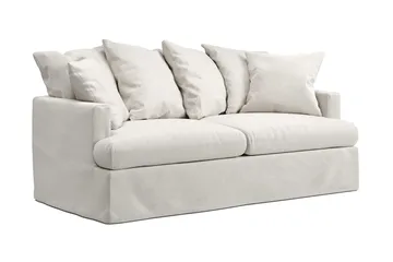 Menard 3-sits Djup Tygsoffa - Beige - Products - Möbler - Soffa - 3 sits soffa