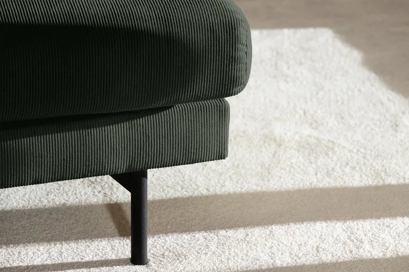 Menard 4-sits Djup Manchestersoffa - Grön - Products - Möbler - Soffa - 4 sits soffa