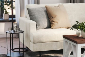 Menard Compact 3-sits Sammetssoffa - Krämvit - Products - Möbler - Soffa - 3 sits soffa