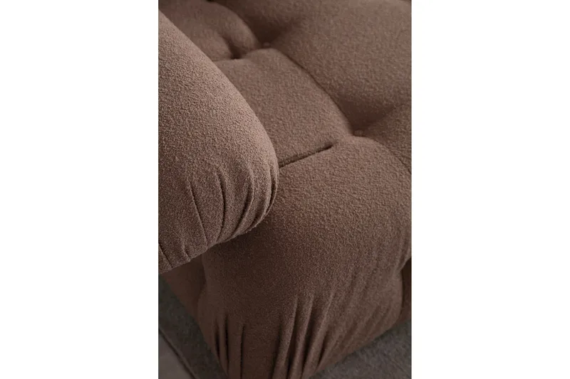 Belgin Bubblig Soffa 2-sits med utfällbara armstöd och ryggstöd - Cappuccino - Products - Möbler - Soffa - Modulsoffa - Komplett modulsoffa