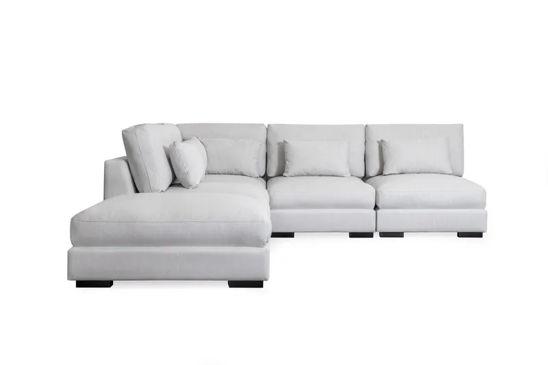 Dubai Schäslongsoffa Höger Extra Djup, Beige