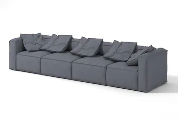 Oceanis Hörnmodul/armstödsmodul höger - Ljusgrå - Products - Möbler - Soffa - Modulsoffa - Hörnmodul