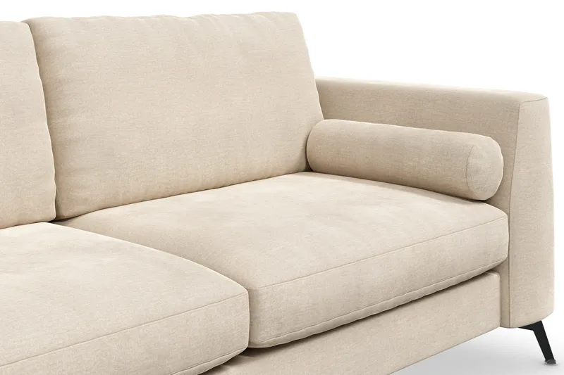 Ocean Lyx 3-sits Sammetssoffa - Beige - Products - Möbler - Soffa - 2 sits soffa