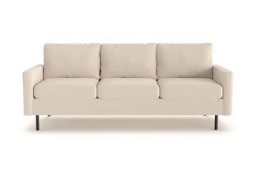 Peppe 3-sits Manchestersoffa, Greige
