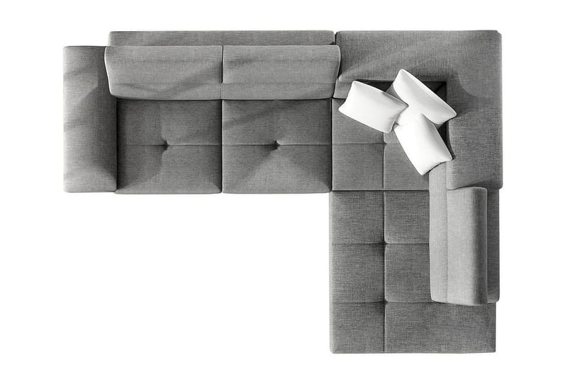 Reginia U-bäddsoffa - Vit/Grå - Products - Möbler - Soffa - Skinnsoffa