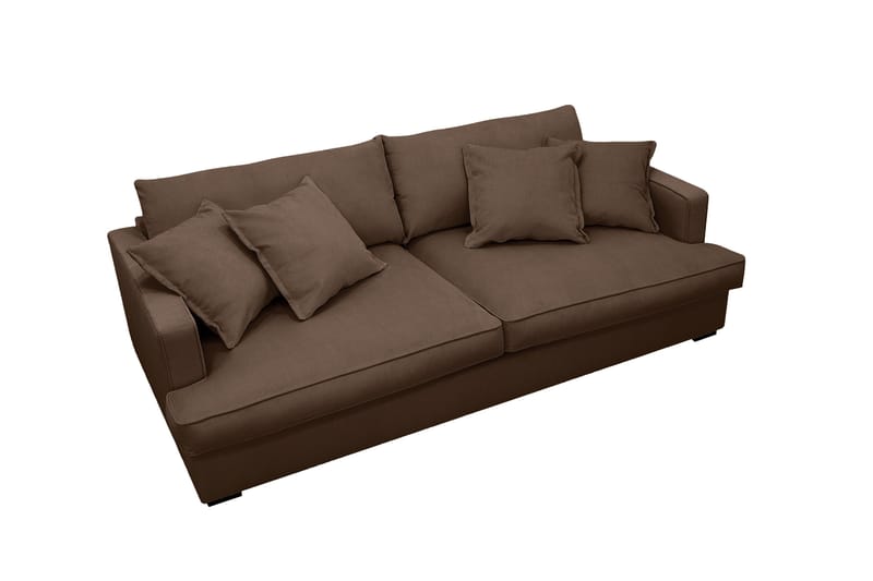 Rossita Lyx 2,5-sits Extra djup Soffa i Manchester - Mörkbrun - Products - Möbler - Soffa - 3 sits soffa