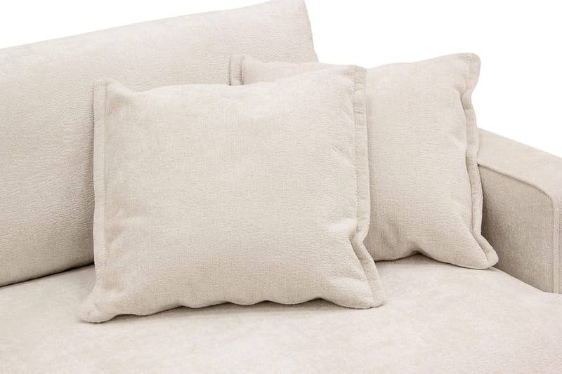 Rossita Lyx 3-sits Extra djup Soffa i Chenille - Beige - Products - Möbler - Soffa - 3 sits soffa