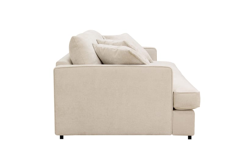 Rossita Lyx 3-sits Extra djup Soffa i Chenille - Beige - Products - Möbler - Soffa - 3 sits soffa
