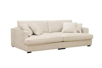 Rossita Lyx 3-sits Extra djup Soffa i Chenille - Beige - Products - Möbler - Soffa - 3 sits soffa