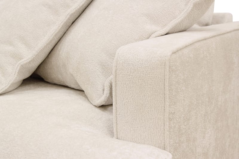 Rossita Lyx 3-sits Extra djup Soffa i Chenille - Beige - Products - Möbler - Soffa - 3 sits soffa