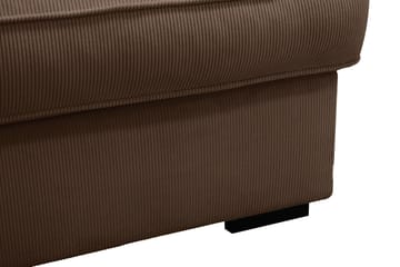 Rossita Lyx 6-sits Vänstervänd U-formad Extra djup Soffa med Divan och Schäslong i Manchester - Mörkbrun - Products - Möbler - Soffa - U-soffa